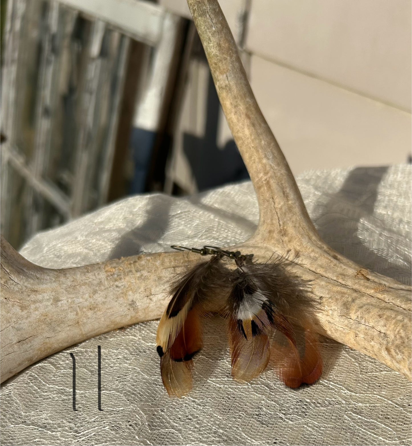 Pheasant Feather Earrings